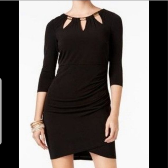 Thalia Sodi Dresses & Skirts - Thalia Sodi Fortaleza Macy's Deep Black Dress Med